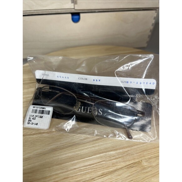 Guess GU453 Eye Glasses FRAMES ONLY 50-19-140 Brown - Picture 8 of 8